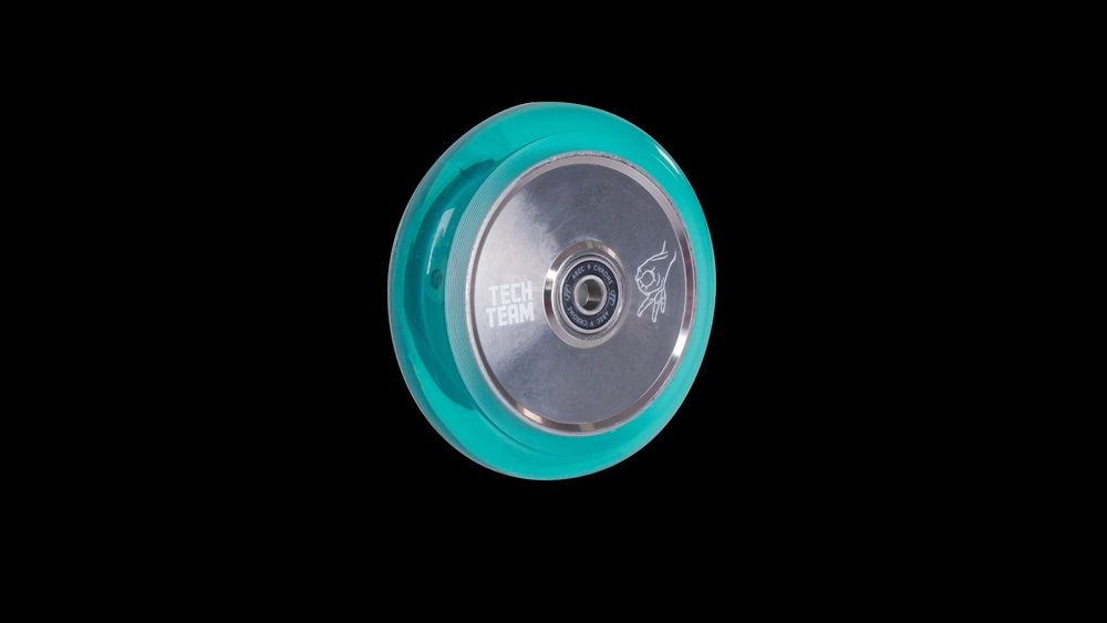 Колесо для самоката X-Treme 110*24мм TH, transparent sea blue