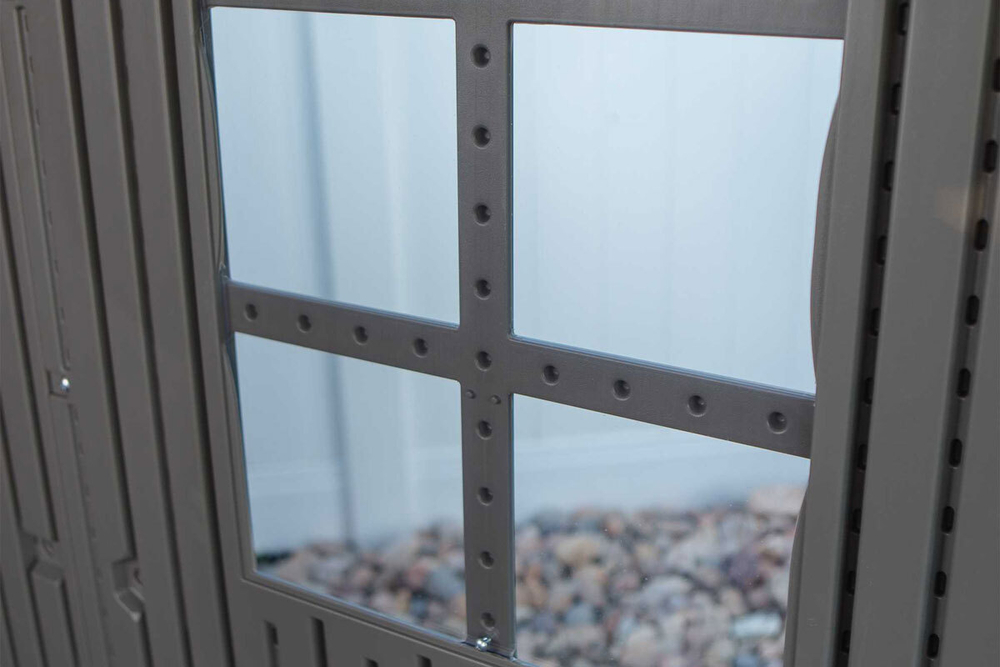 Сарай пластиковый усиленный WoodLook 8*10