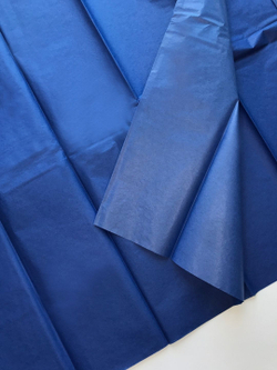 Бумага тишью 50 х 66 см (10 листов),  синяя