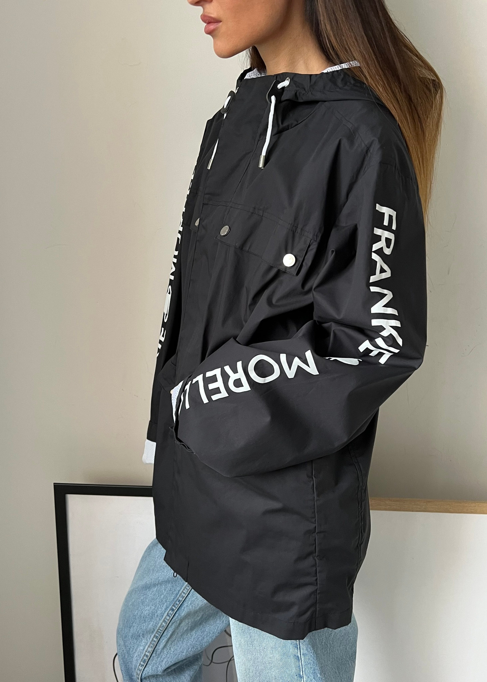 Хлопковая ветровка Frankie Morello, 2XL