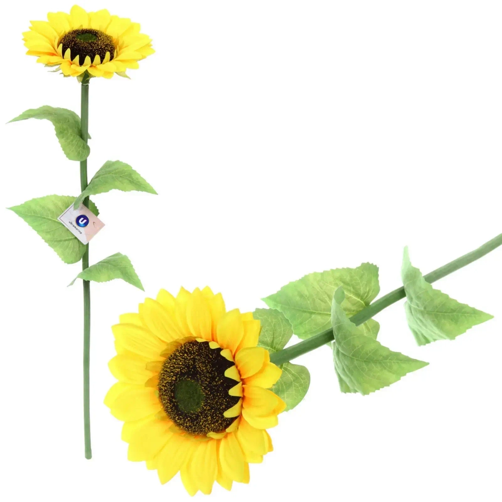 Цветок искусственный «Natur» 68см Подсолнух
