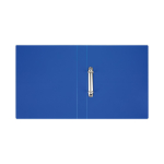 Папка на 2 кольцах А4 пластик, синяя (Стамм)