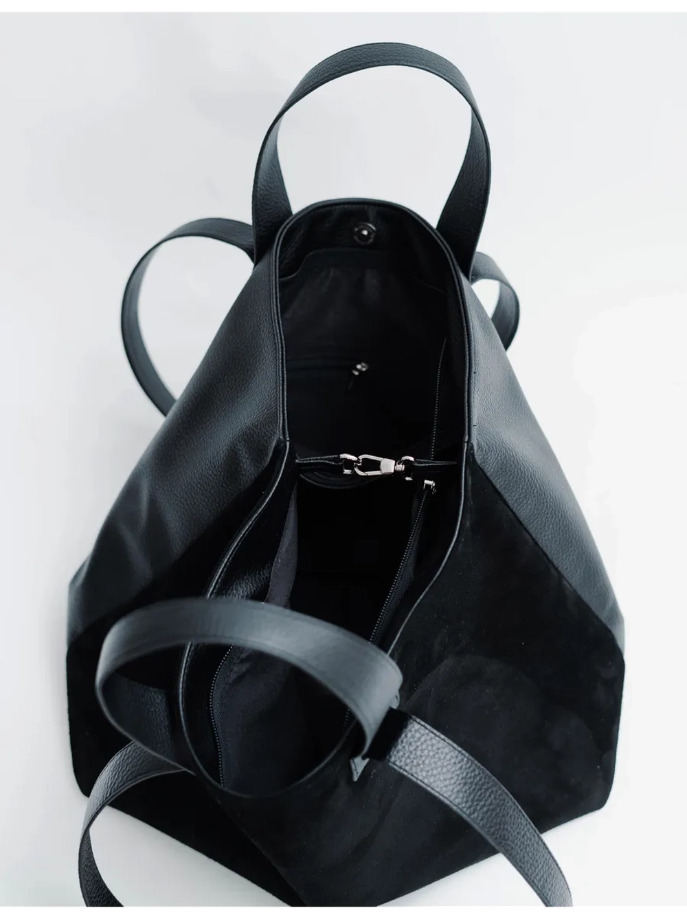 Сумка большая через плечо шоппер