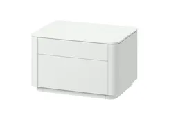 Тумба прикроватная Tammi 2 ящика ширина 60 см (белый)