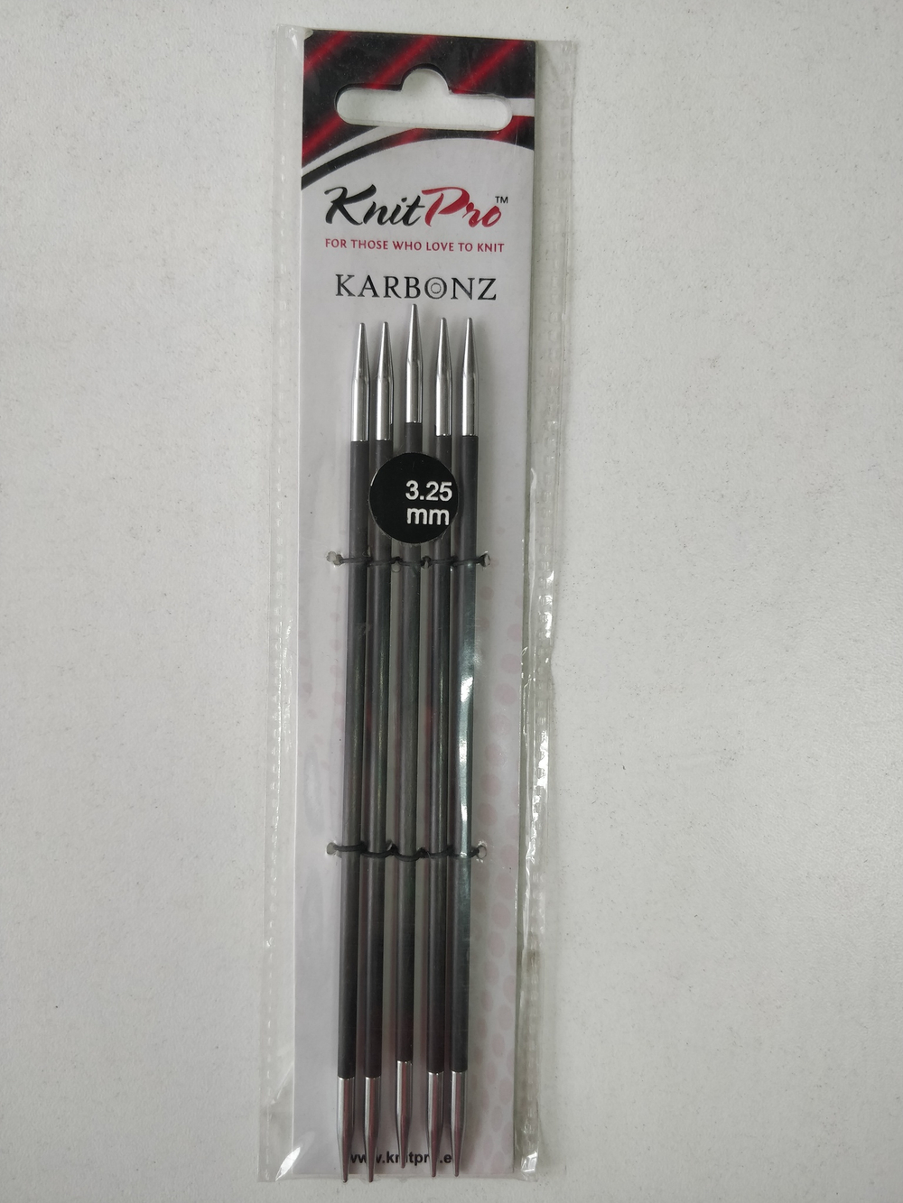Knit Pro Karbonz чулочные спицы 15см