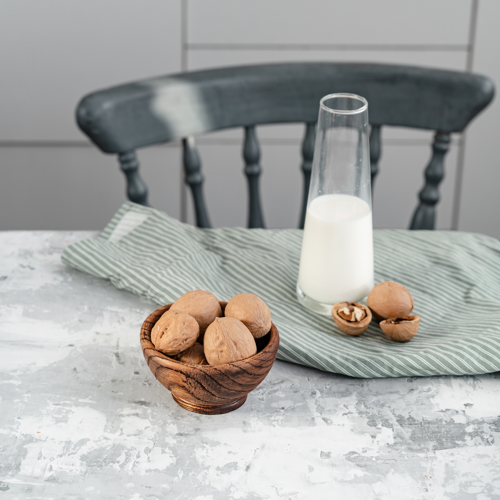 Деревянная текстурированная чаша-тарелка Art of Siberia из дерева вяз. T50