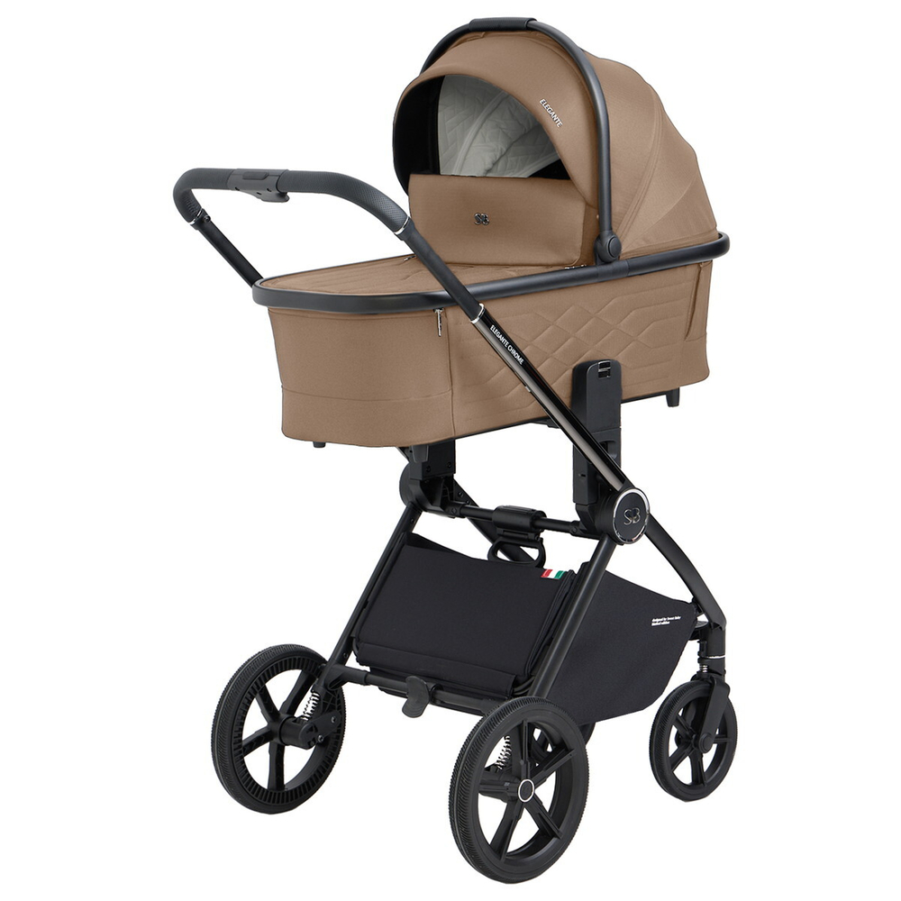 Детская коляска Sweet Baby Elegante 2 в 1 Chrome Brown