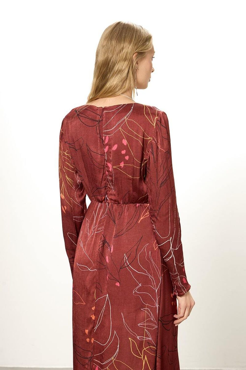 Платье Верона бордо (размеры 42,46)