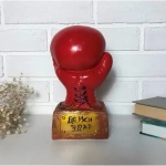 Копилка из гипса «Боксерская перчатка» 24 см красная