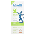 Blue Lizard Australian Sunscreen, Детское солнцезащитное средство на минеральной основе, SPF 50+, 148 мл (5 жидк. унц.)