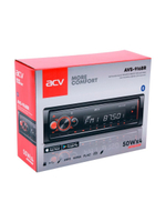 Магнитола AVS-916BR красная подсветка Bluetooth 1DIN