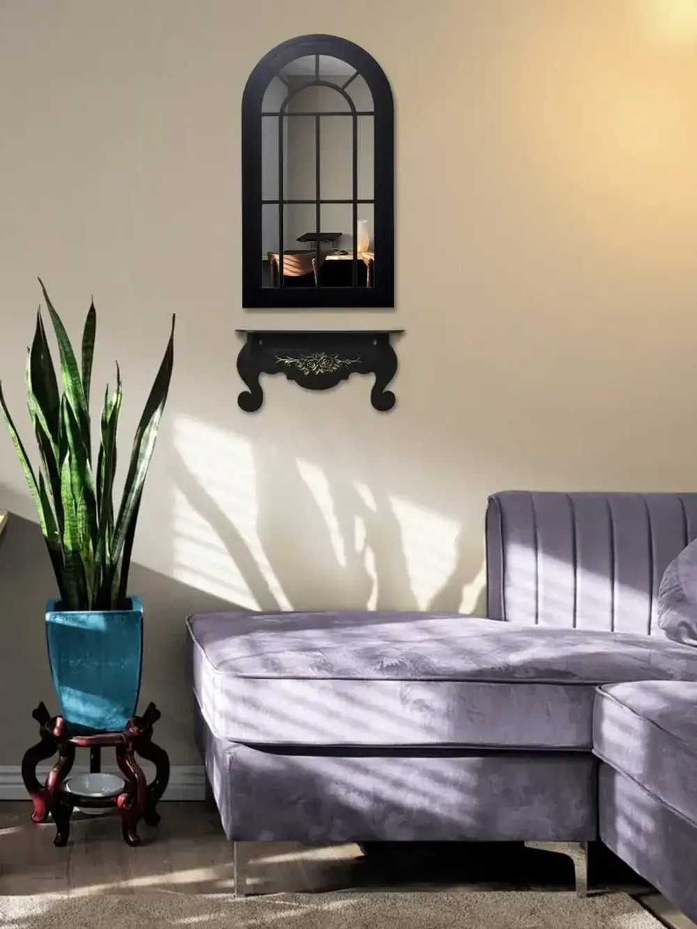 Зеркало настенное для прихожей 66*34 см