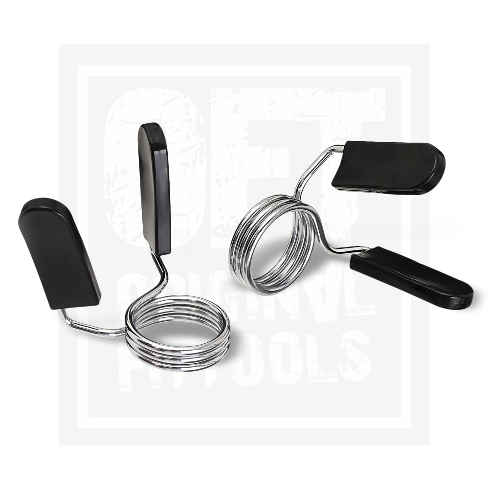 Замок пружинный с изогнутыми обрезиненными лапками 51 мм