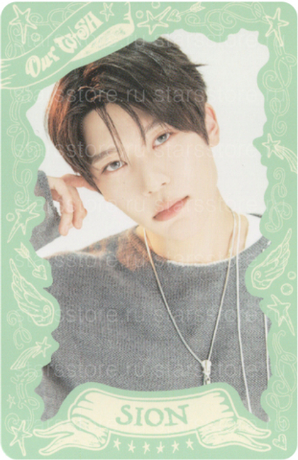 Фотокарта Sion NCT WISH - CONCERT TOUR: OUR WISH TRADING CARD