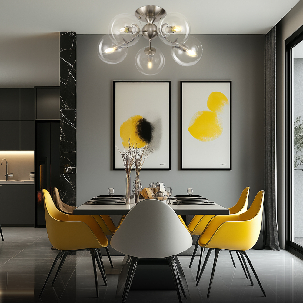 Citilux Томми CL102151 Люстра потолочная Матовый Хром