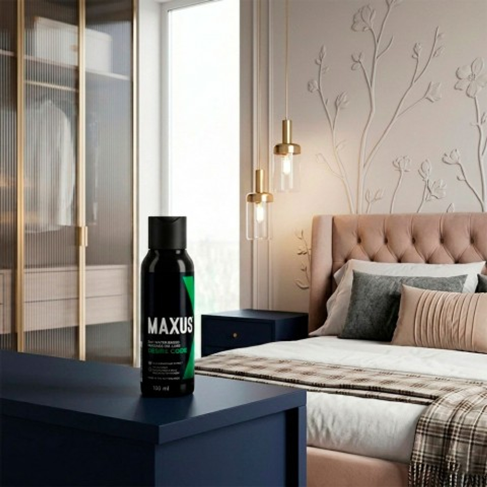 Интимный гель на водной основе 2 в 1 MAXUS Desire Code, с алоэ вера, 100 мл