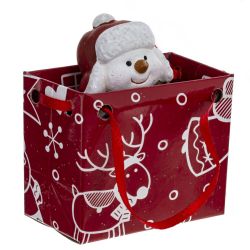 GAEM Фигурка декоративная "Снеговик" / "Пингвин" (блок 24шт), L3,5 W3 H6,5 см, 6в.