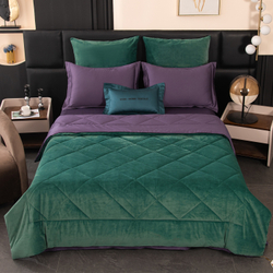 Комплект постельного белья Сатин Velvet Premium/Вельвет Премиум с Одеялом VP005