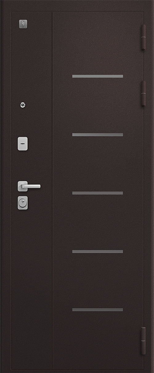 Стальная дверь V-02 Медь антик (2006г)