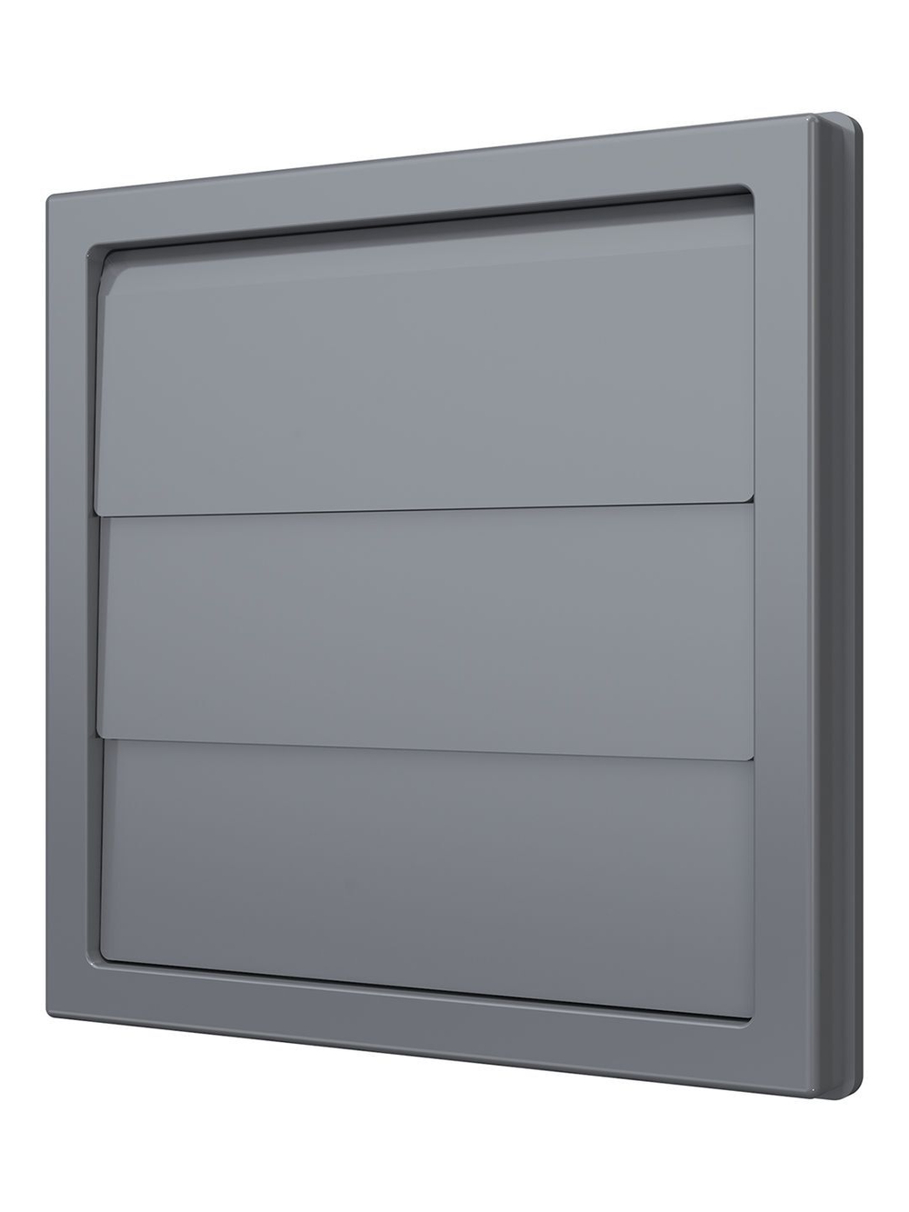 Выход стенной КФ фланец D150/160 жалюзи 190х190 ASA Gray ERA