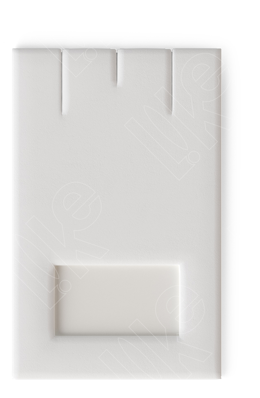 Вкладыш для планшета Вита/наклонный/для серег/подвески/2 прорези/окошко для бирки/прорезь для нитки/39*60 мм.