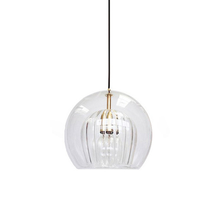 Pendant design lamp   Pleated Crystal by Marc Wood Studio D30