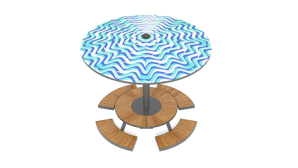 Стол с зонтом SK00148