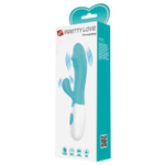 Мятный вибратор-кролик Snappy - 19 см. (Цвет: мятный)