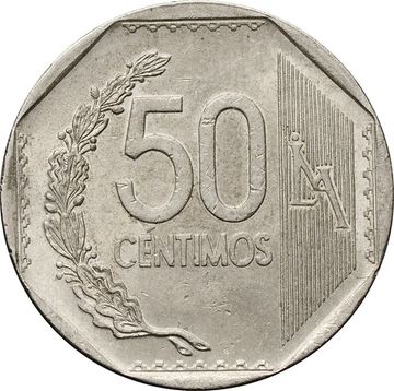 50 сентимо 2001-2025 Перу