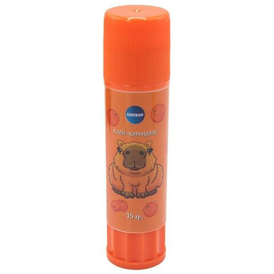 Клей-карандаш ПВА 15 г "Capibara" (Центрум)