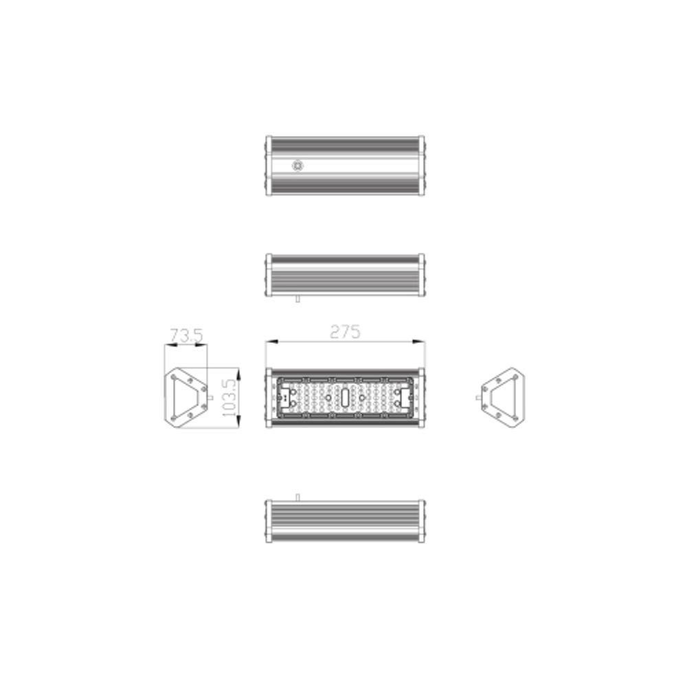 Светильник светодиодный ЭРА SPP-404-0-50K-050 50Вт 5000K IP54 КСС Г 90°