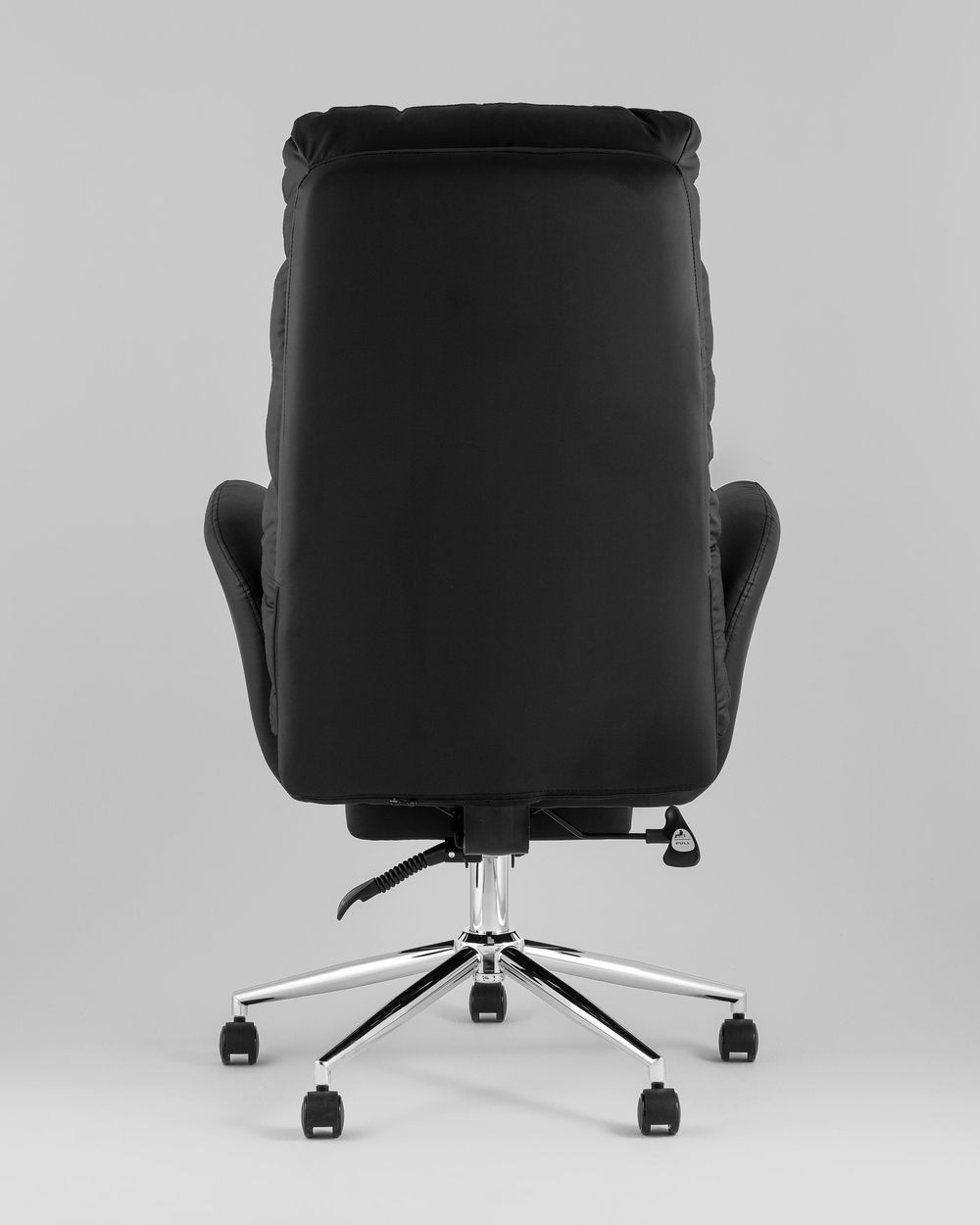 Кресло руководителя TopChairs Solid NC с оттоманкой черный