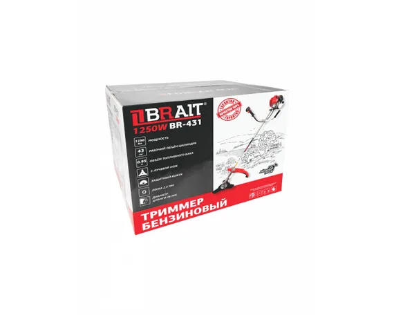 Триммер бензиновый BRAIT BR-431