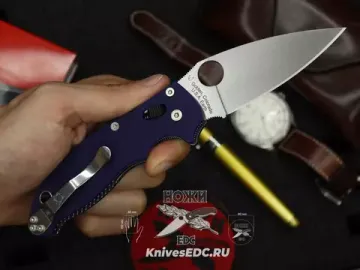 Складной нож Spyderco Manix 2 101GPDBL2 c клинком из стали CPM-S110V, рукоять G10