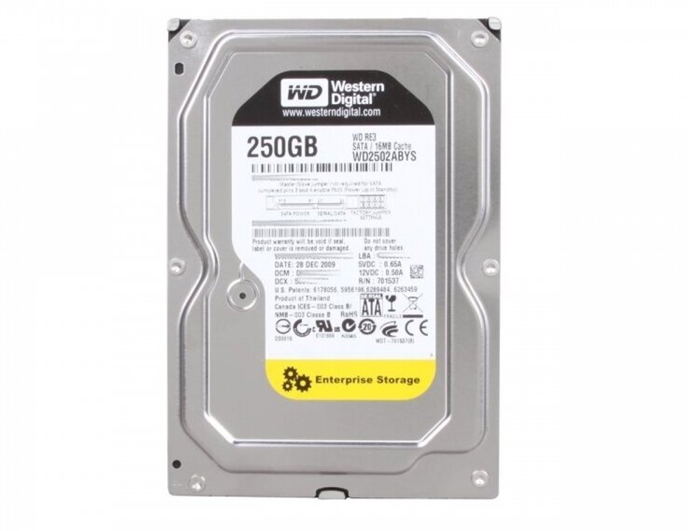 Жесткий диск Western Digital WD2502ABYS 250Gb SATAII 3,5" HDD