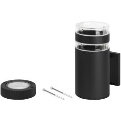 Светильник уличный настенный ЭРА «Адрия» GBW-102-BL-0200 230В 1хЕ27 IP54 вверх черный | Садово-парковые светильники