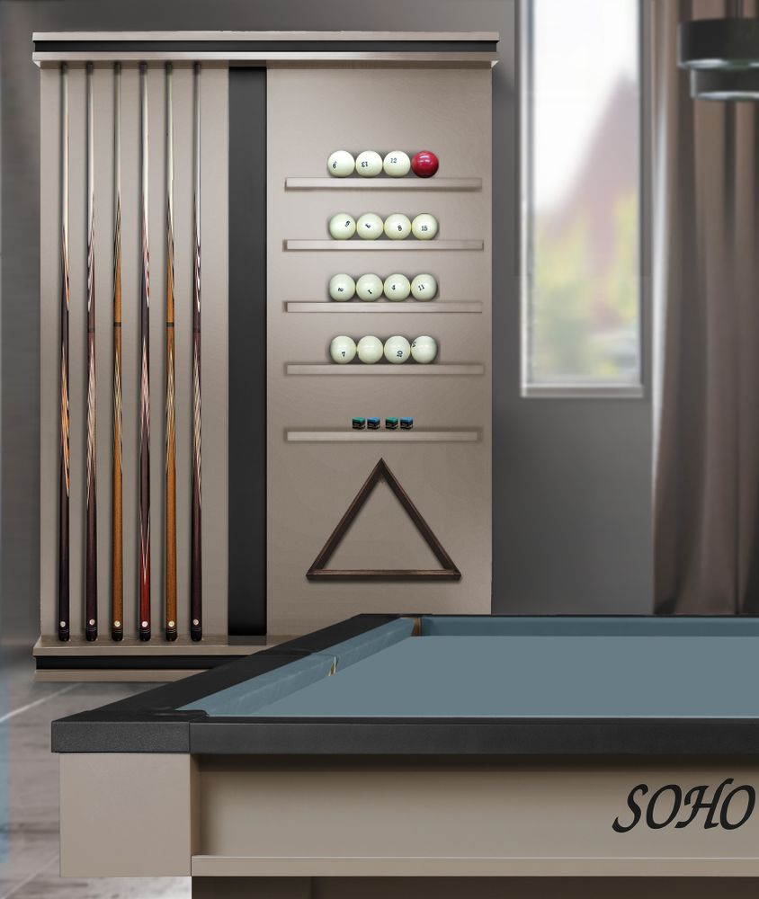 Киевница SOHO мдф/сосна (GRAPHITE,Manchester 45 Yellow green ш1,98м)