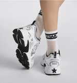 Женские кроссовки Dior Chrono Sneaker — бело‑чёрные
