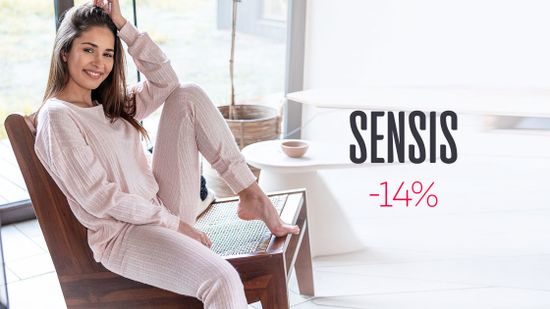 Скидка 14% на домашнюю одежду SENSIS! 🦋