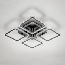 Citilux Марсель Смарт CL232A145E RGB Умная люстра Чёрная