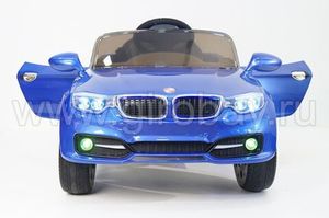 Детский электромобиль River Toys BMW P333BP синий