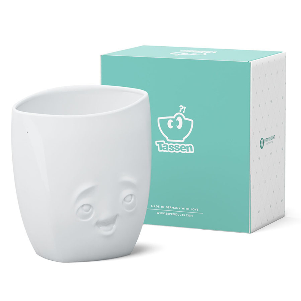 Ваза delighted, 21,5 см, белая