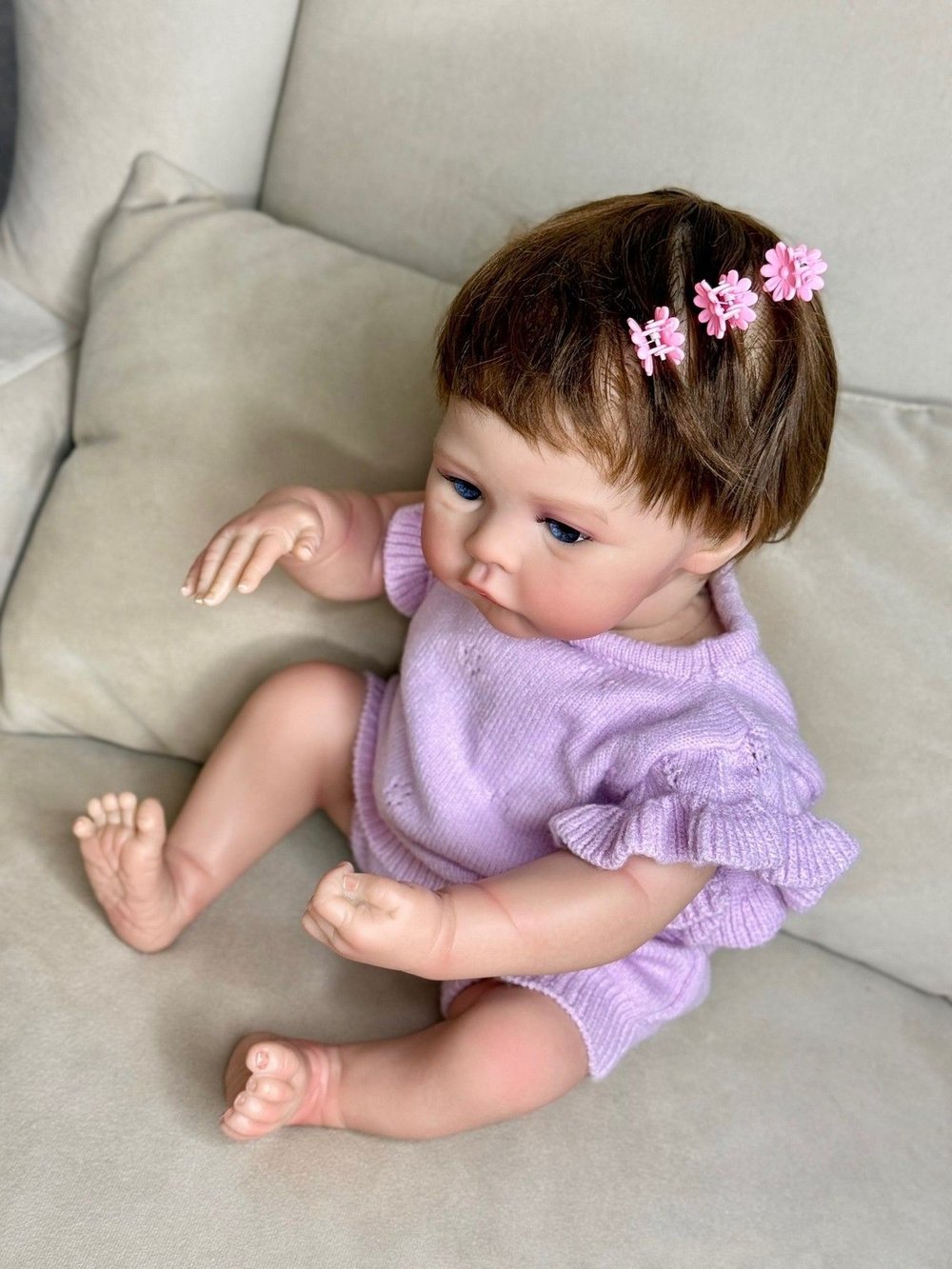 Кукла Реборн мягконабивная 46см (FA-537)