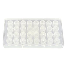 Пластиковая форма "Круг" 32 ячейки 21*28 мм, P.L. Proff Cuisine