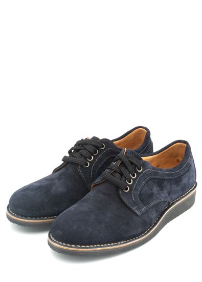 M437 | Мужские полуботинки (Велюр Синий)