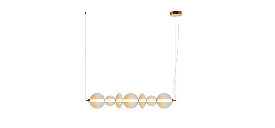 Подвесной светодиодный светильник 40W 3000K MOD307PL-L40BS3K латунь Futuro Modern Maytoni.