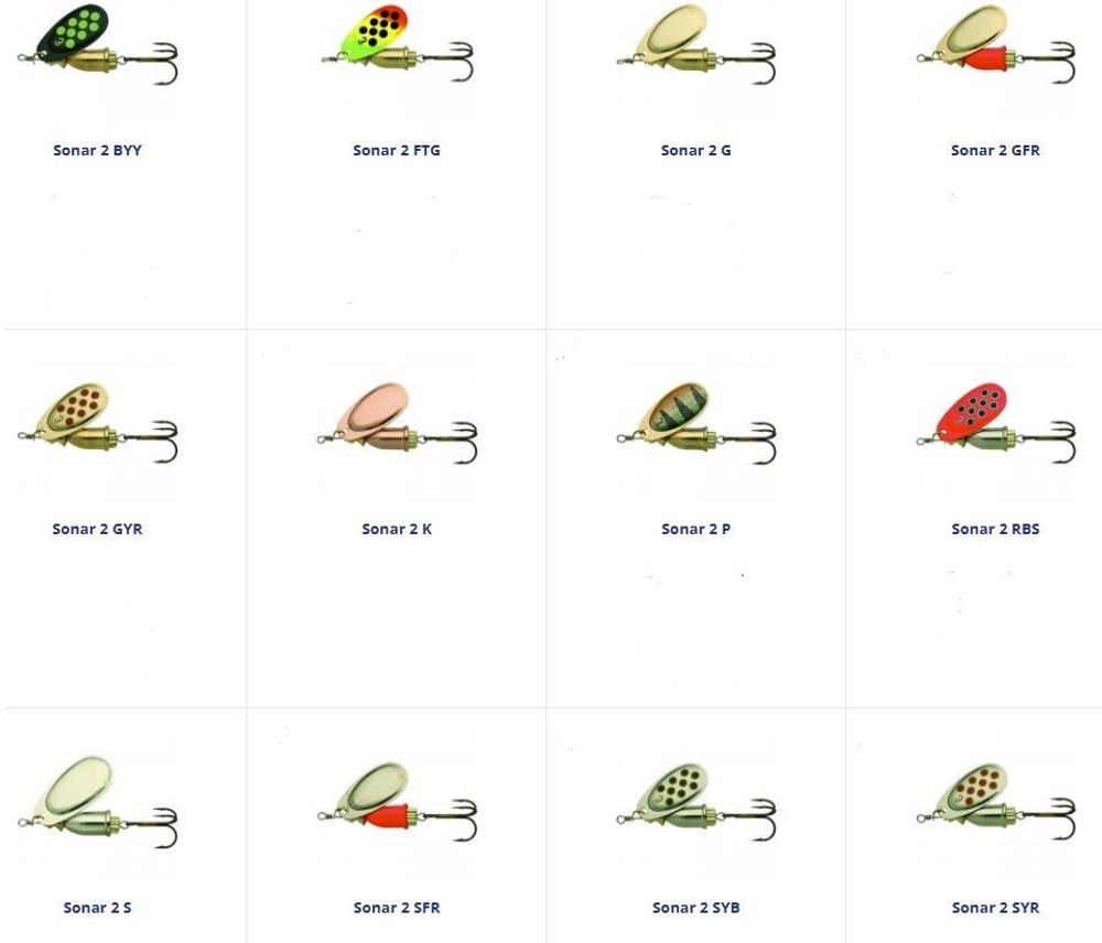 Блесна для рыбалки вращающаяся Stinger Sonar - SS 2 SLN, 5 грамм