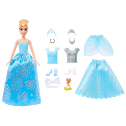 Disney Princess - Принцесса Золушка Модные сюрпризы Кукла + аксессуары JCR96