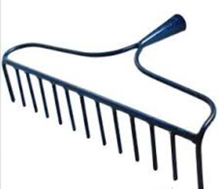 Грабли синие 10 зубьев