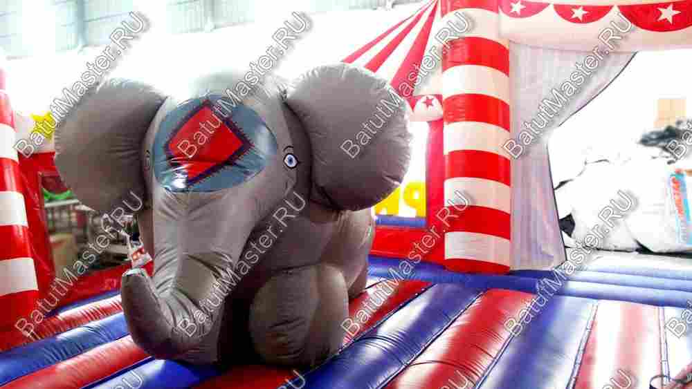 Коммерческий надувной батут "Большой цирк" 20.5*9.6*8 м